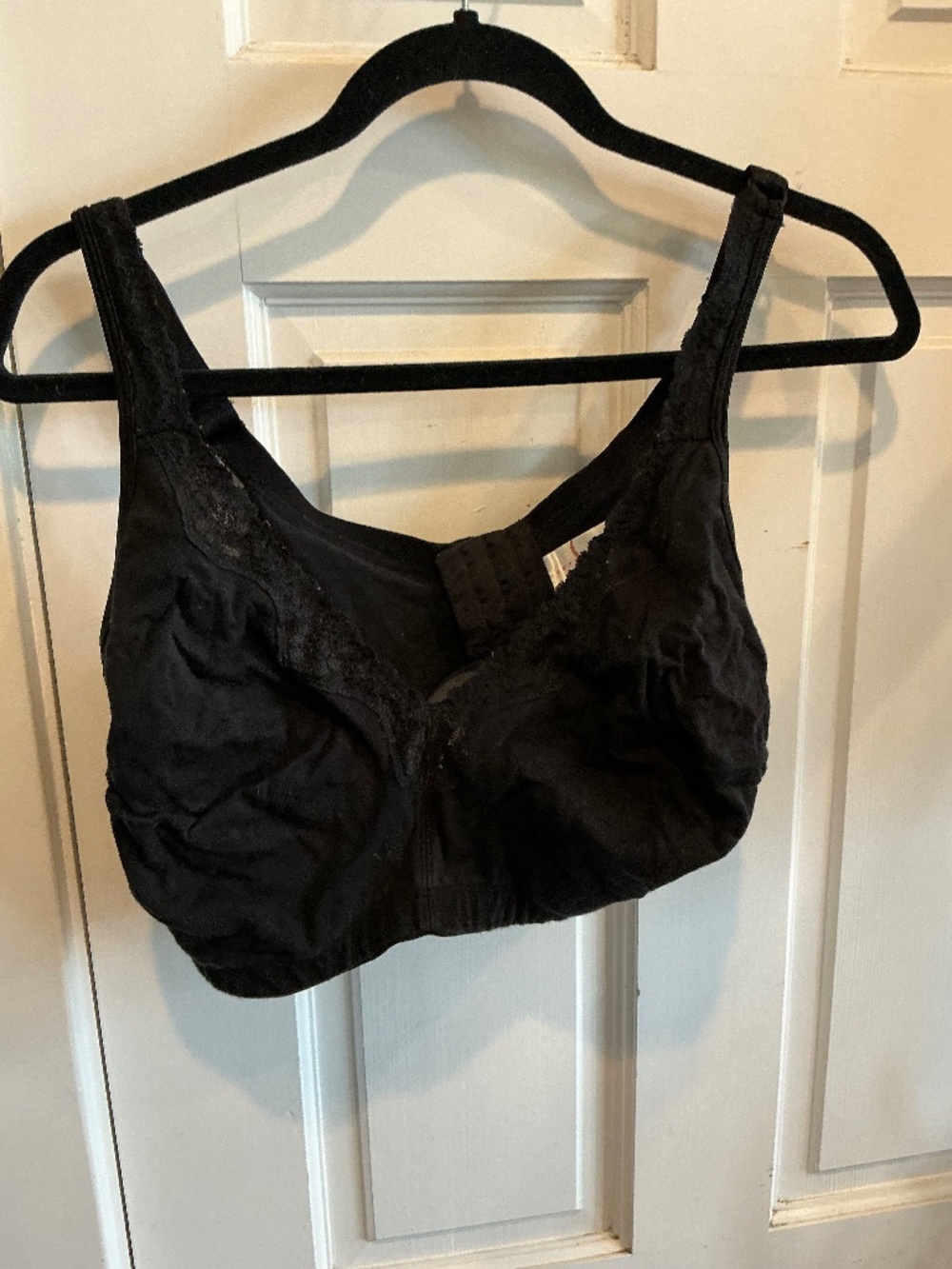 Serenada lightweight cotton comfort bra!  Plus size 48D!
